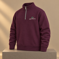 Lacoste Quarter-Zip – Burgundy