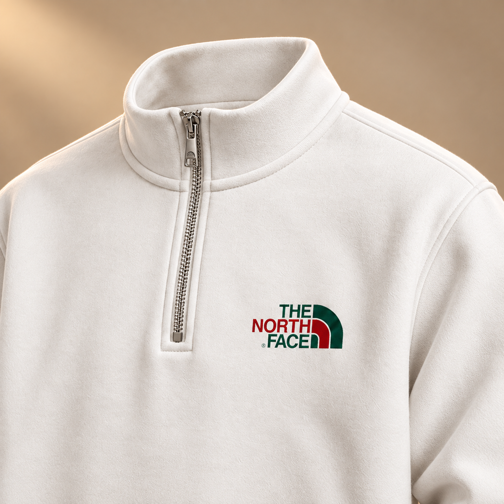 The North Face Quarter-Zip – Off-White