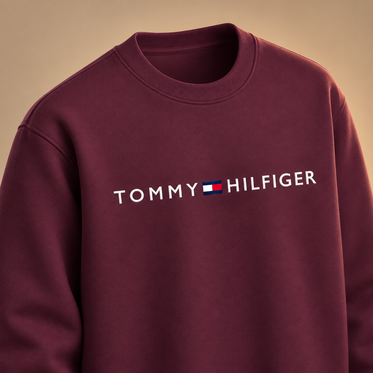 Tommy Hilfiger Crewneck – Burgundy