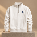 Polo Quarter-Zip – Off-White