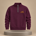 Hermès Quarter-Zip – Burgundy