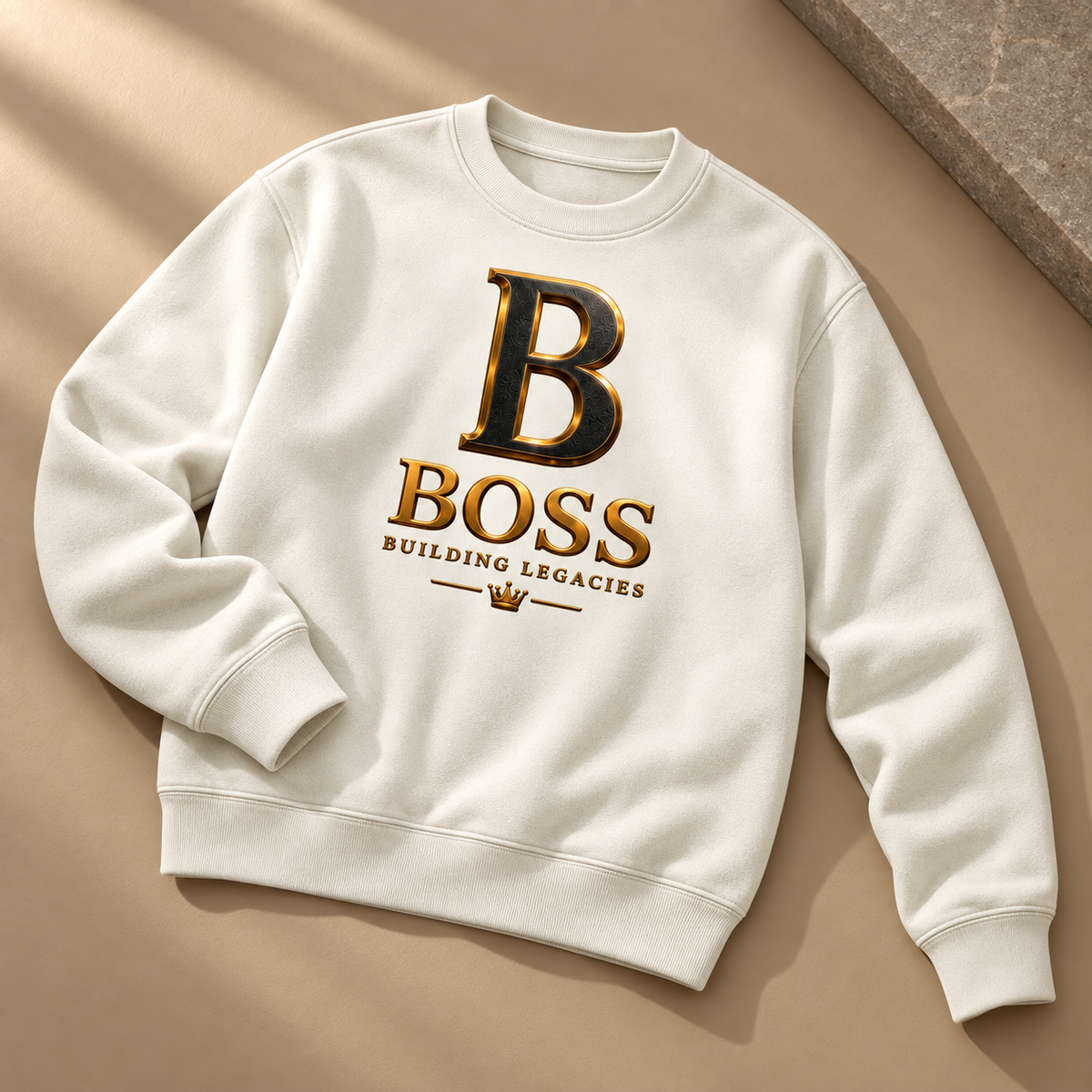 BOSS Crewneck – Off-White