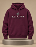 Lacoste Hoodie – Burgundy