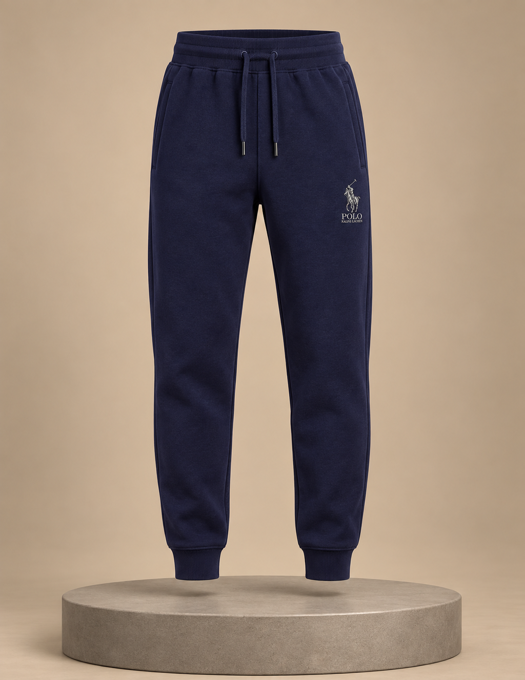 Polo Assn Quarter-Zip & Polo Ralph Pant – Off-White & Navy
