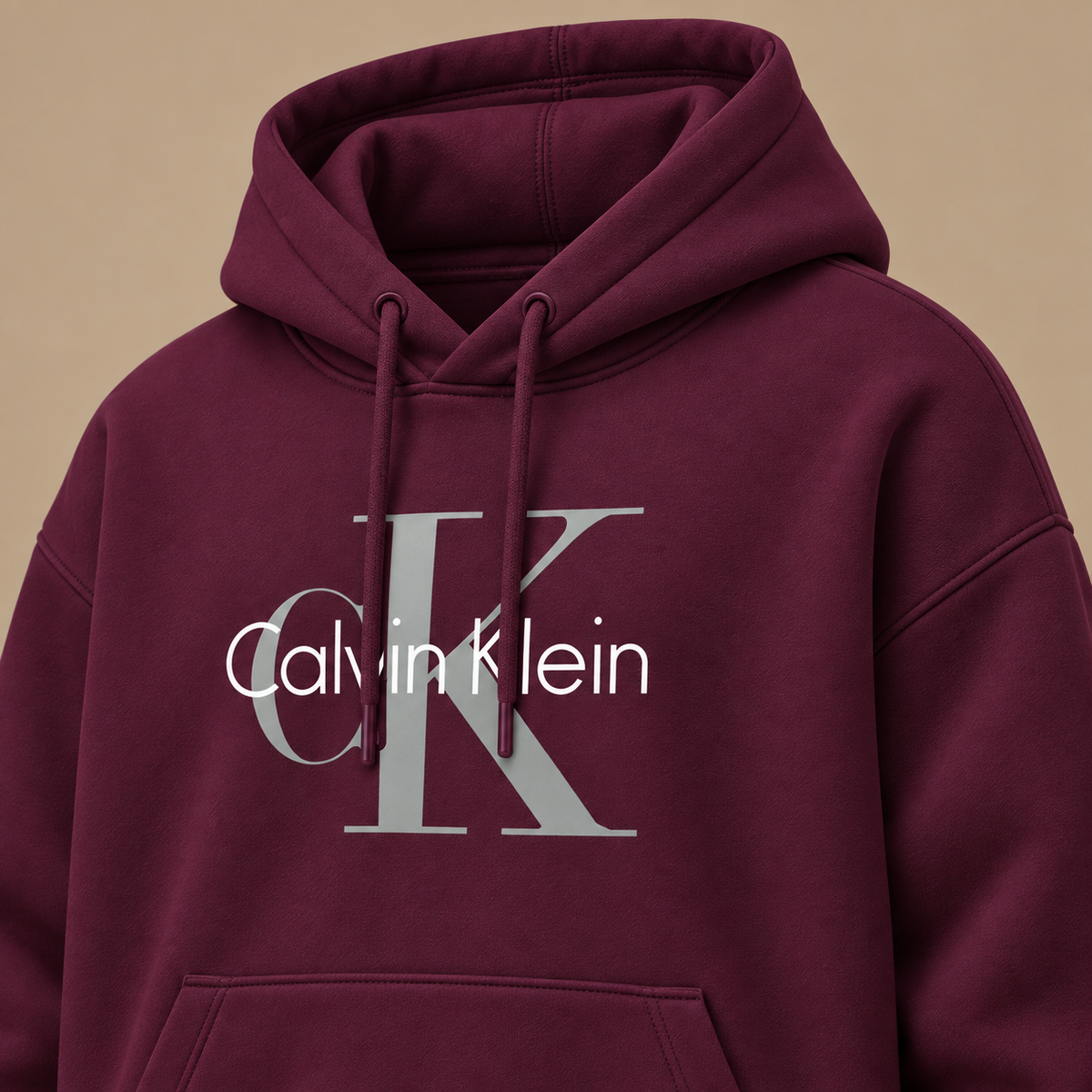 Calvin Klein Hoodie – Burgundy