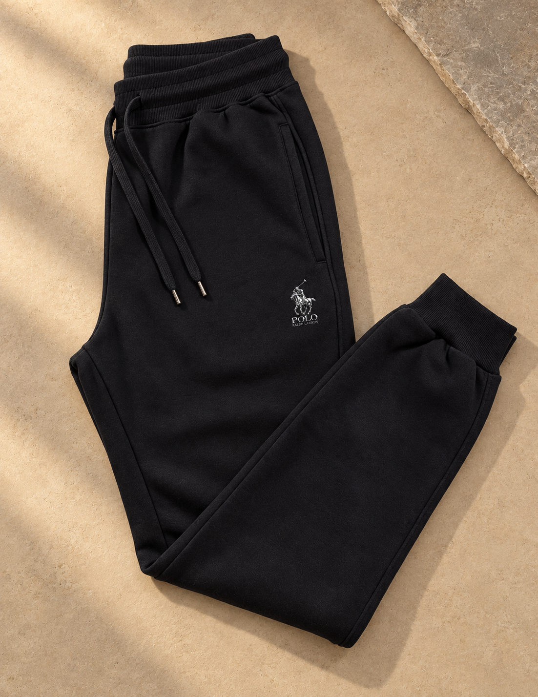 American Eagle Hoodie & Polo Ralph Pants – Black